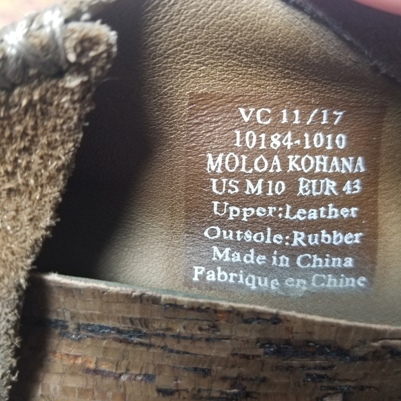 Olukai moloa kohana suede slip on shoes - Picture 8 of 11